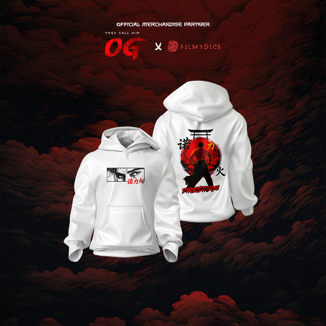 OG : Firestorm | Hoodie | White | They Call Him OG