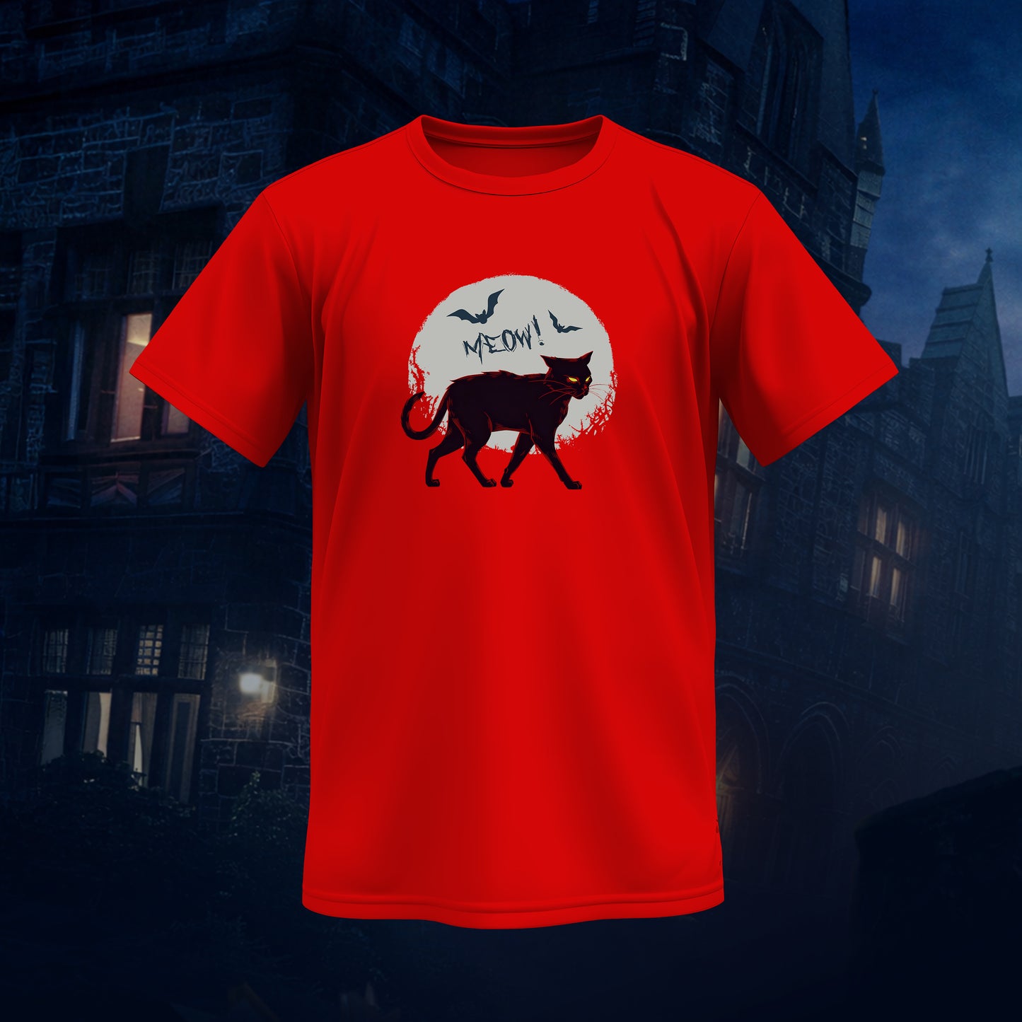 Bhooth Bangla : Meow Night - Regular Tee