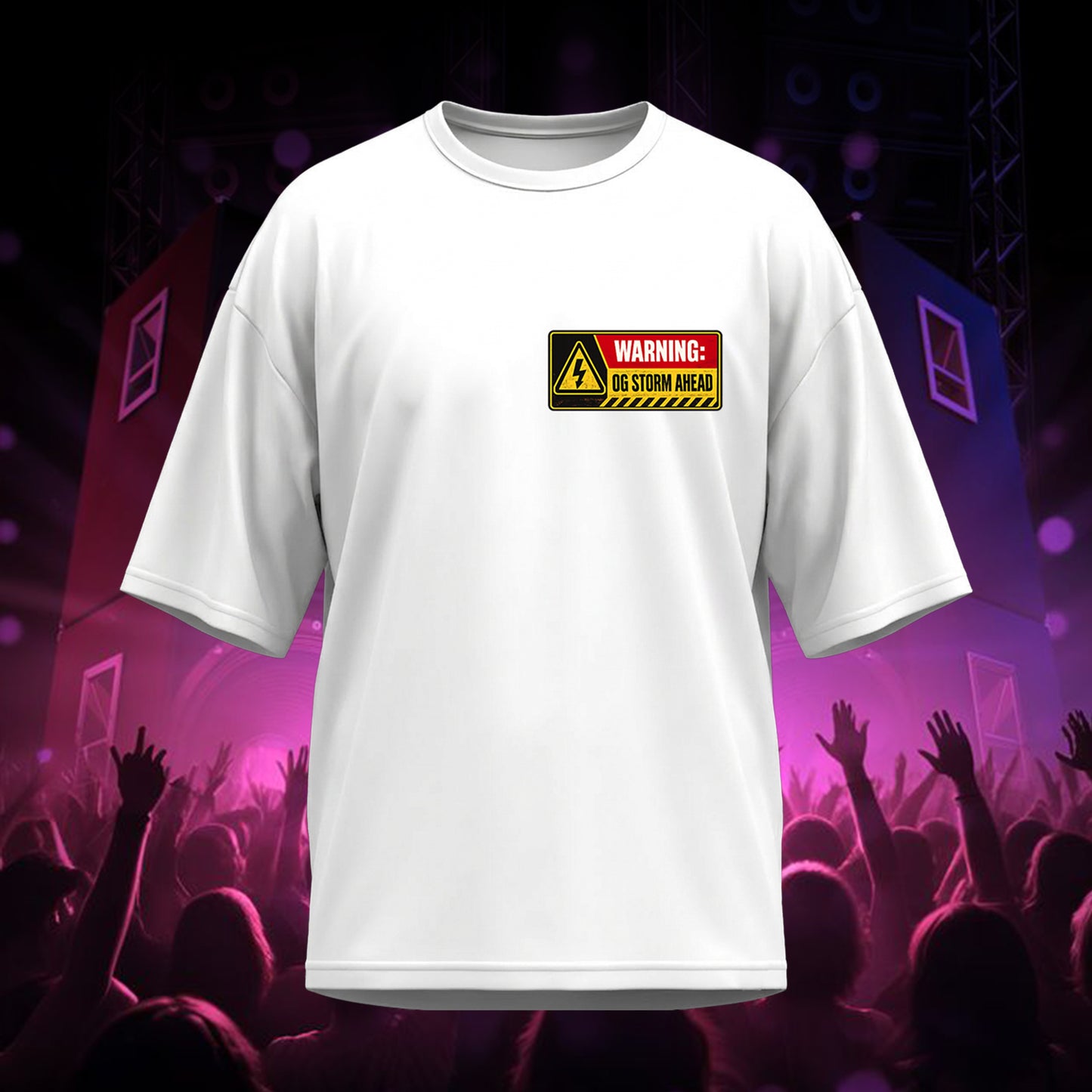 OG Tour India : Storm Warning - Oversized Tee