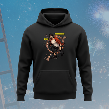 Itlu Arjuna : Born to Break Rules Black - Hoodie