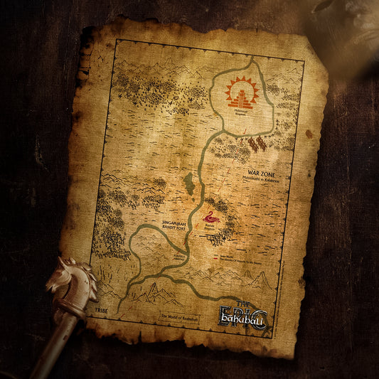 Baahubali : The World of Baahubali - Vintage Map