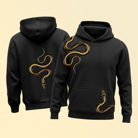 Nagabandham : Takshaka Hoodie – Black Gold Edition