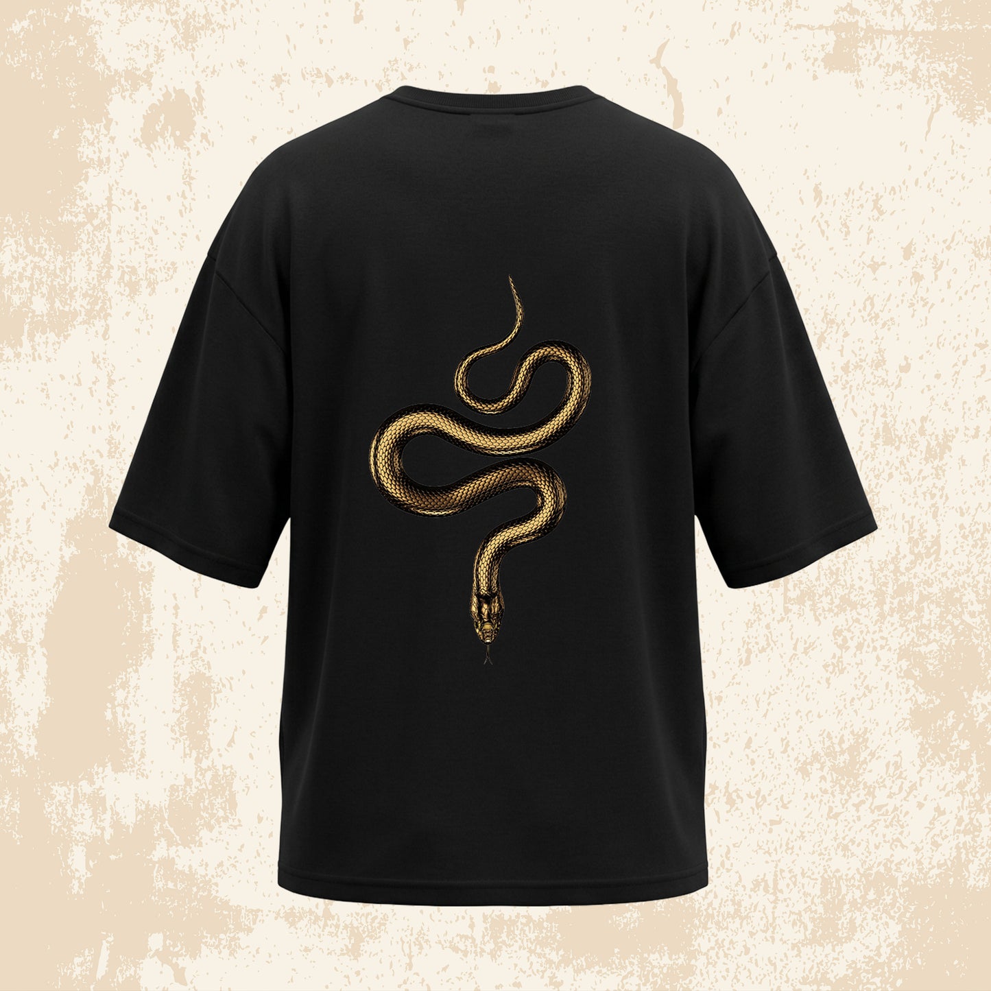 Nagabandham : Takshaka Oversized Tee – Black Edition